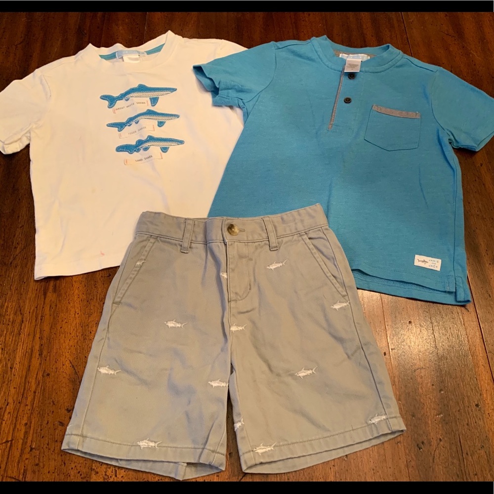 Janie & Jack, 2 & 18-24 months, 2 shirts & shorts